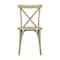 Flash Furniture HERCULES Commercial Light Oak Indoor/Outdoor Wood Look Resin Cross Back Chair, 2PK 2-L-9-M2-LTOAK-GG - alternate 7
